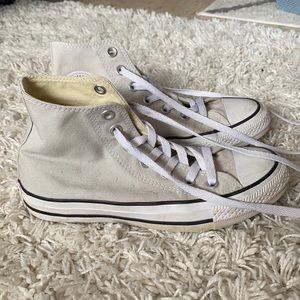 Gray High-Top Converse